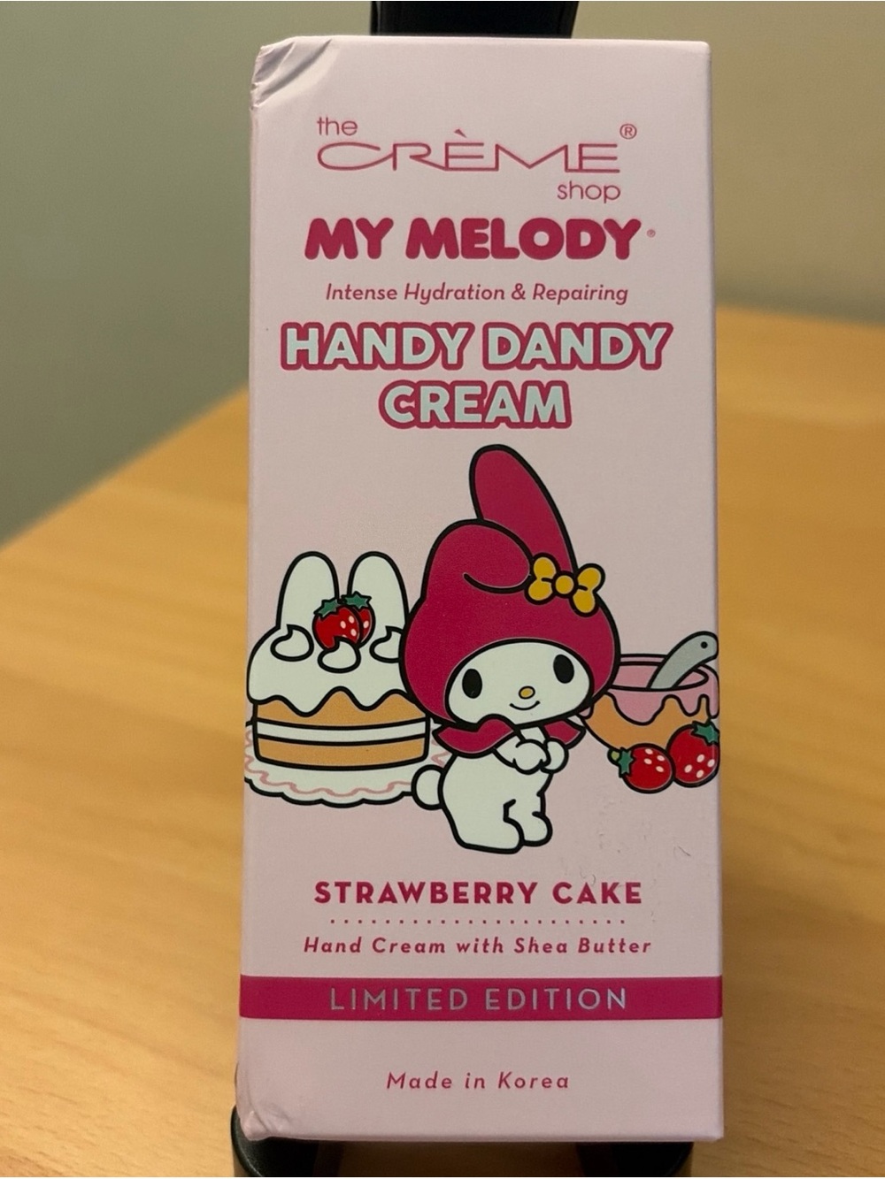 The Creme Shop Melody Hydration Repairing Strawberry Cake Handy Dandy Cream